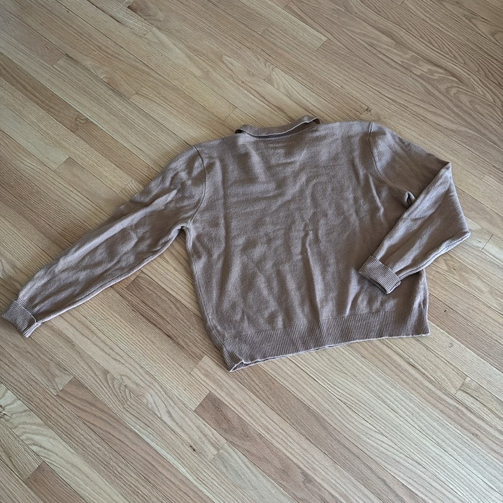 Vintage Polo Neck Sweater Cozy Soft XL VTG Rugby Collar Polo Ralph Lauren Wool - Picture 4 of 9